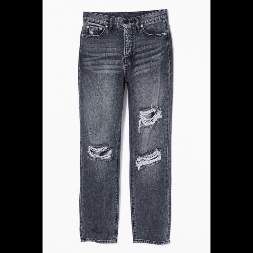 BDG High Waisted Slim Straight Jean-Washed…